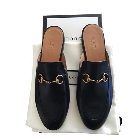 black mules gucci shoes